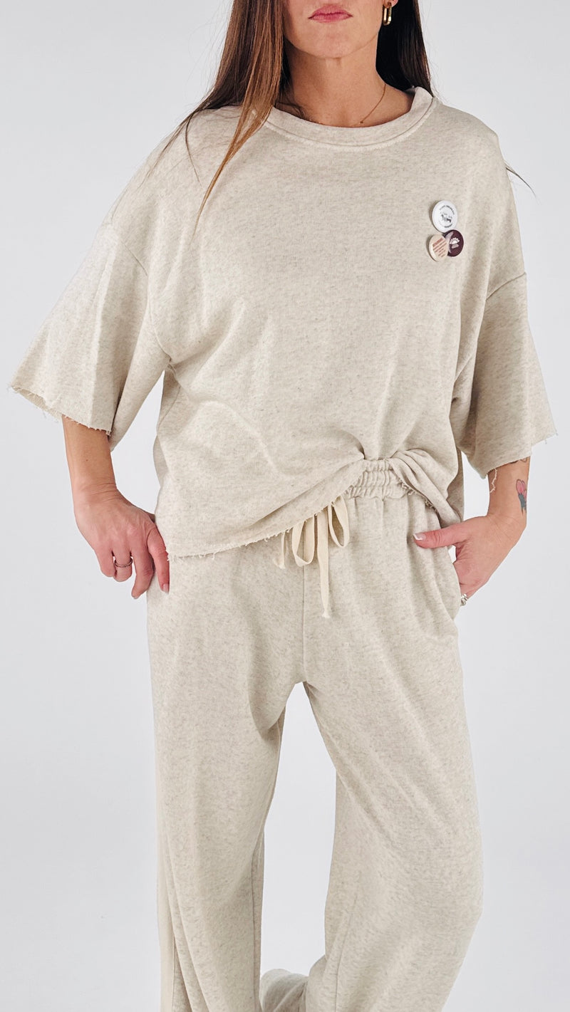 Felpa melange m/m
