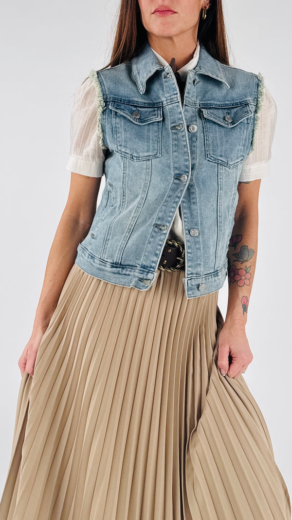 Smanicato jeans Jill