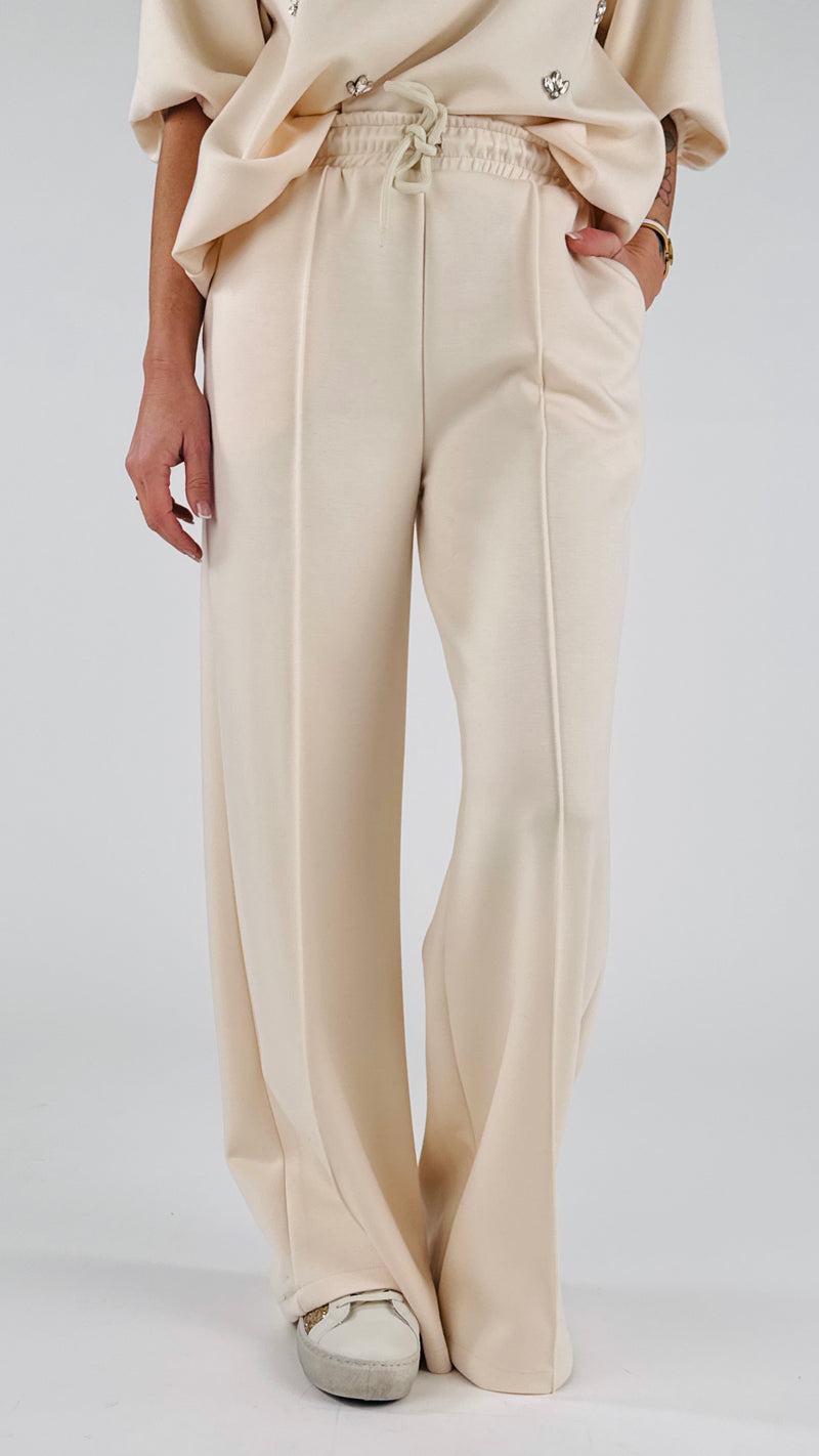 Pantalone palazzo neoprene H.