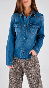 Camicia denim stretch