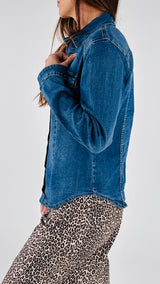 Camicia denim stretch