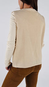 Gilet fiori ricamati