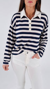 Polo jersey righe H.