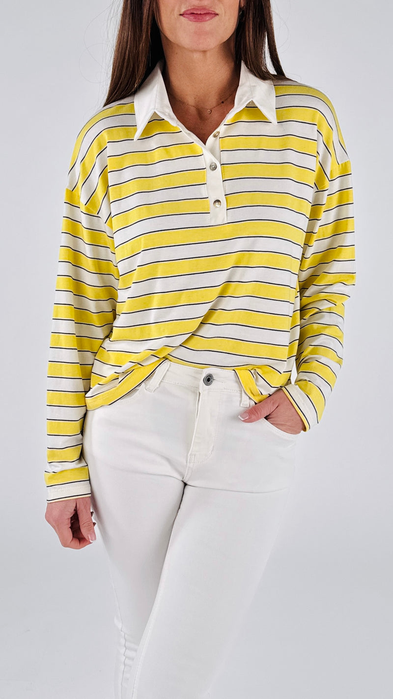 Polo jersey righe H.
