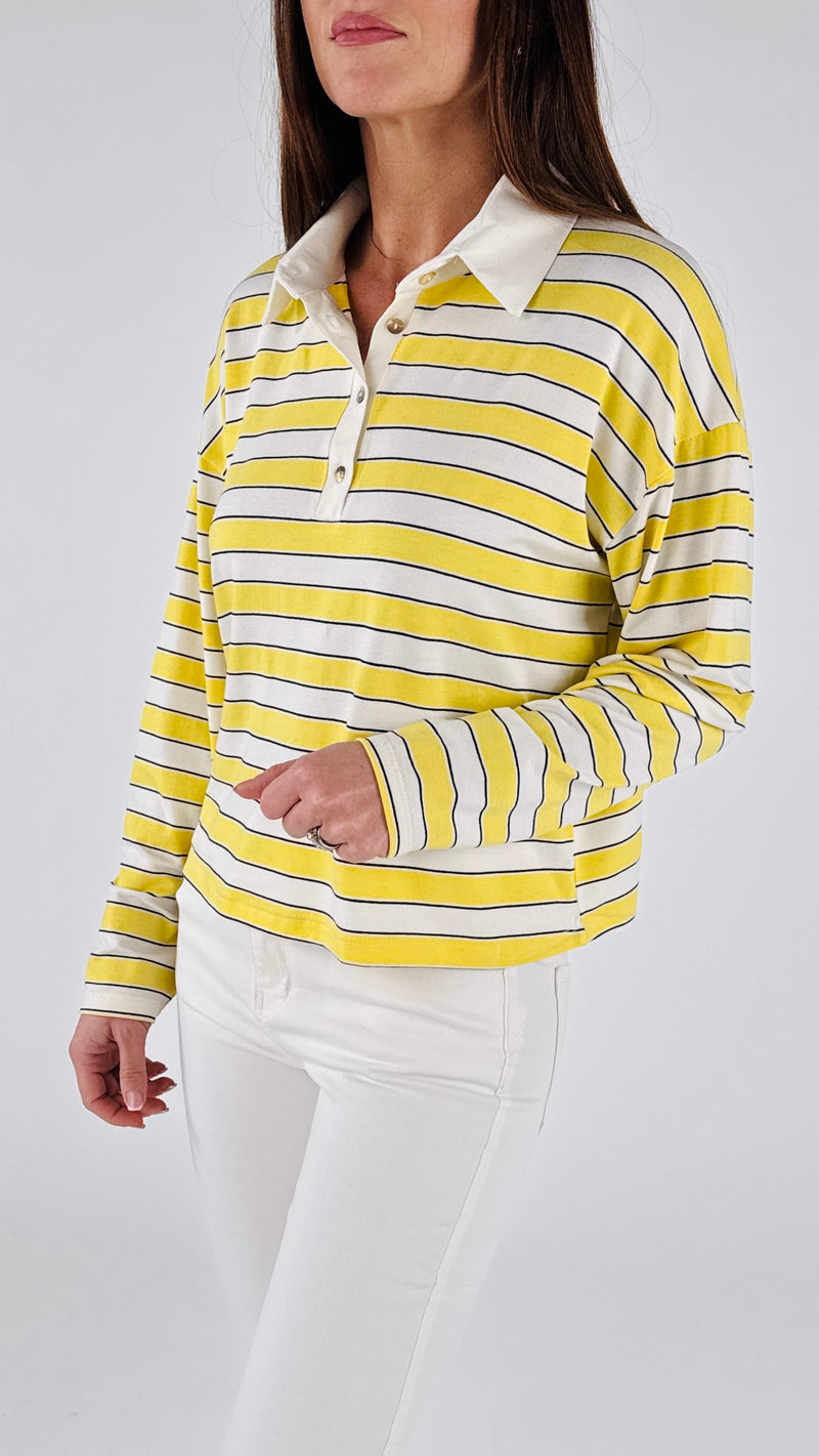 Polo jersey righe H.
