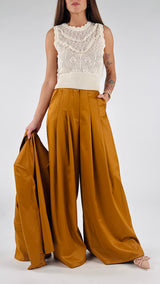 Pantalone pences twill placcato You