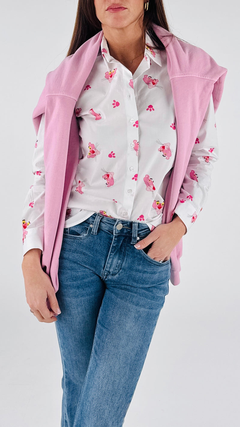 Camicia pantera rosa