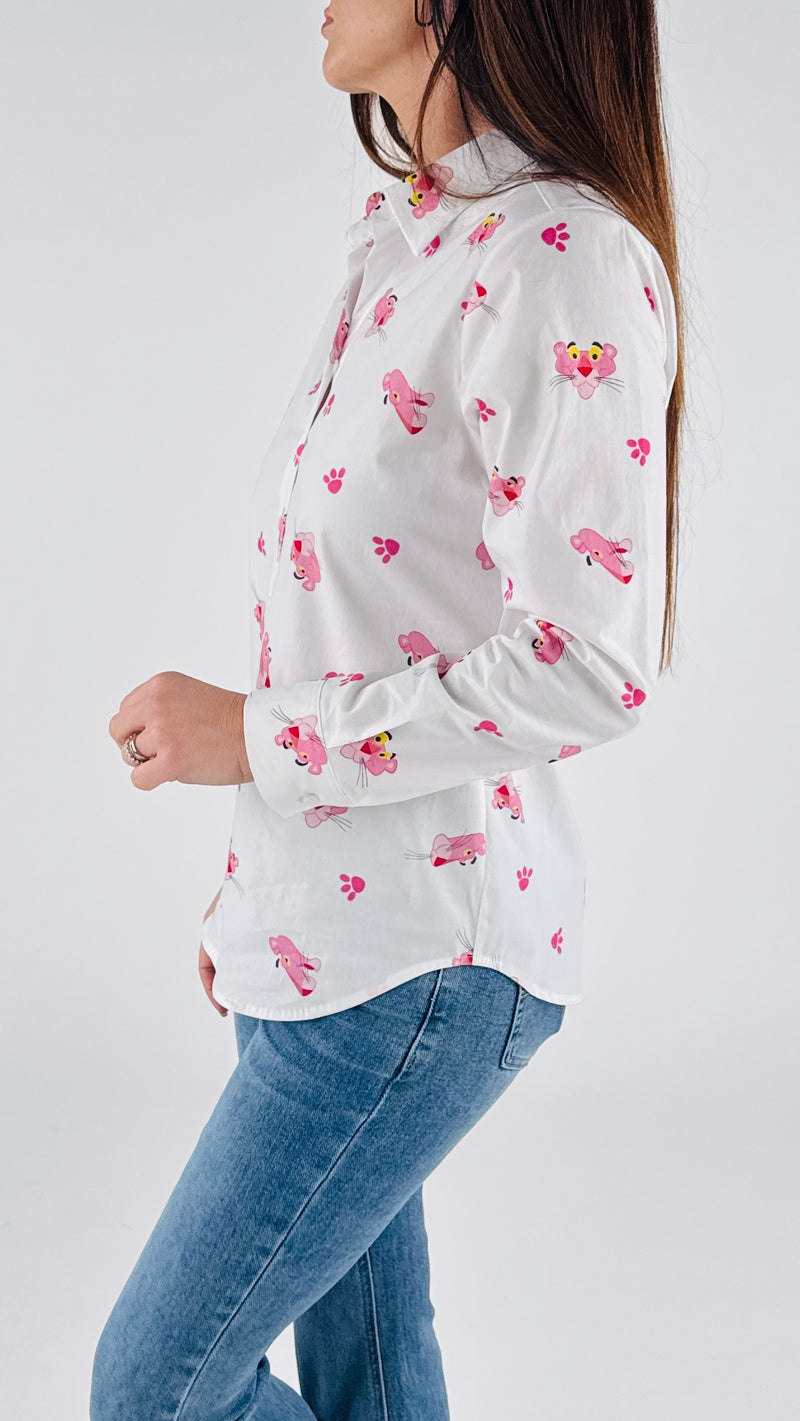 Camicia pantera rosa