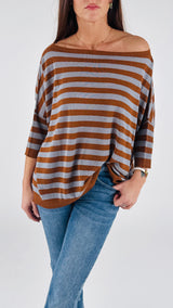 Maxi maglia righe K.