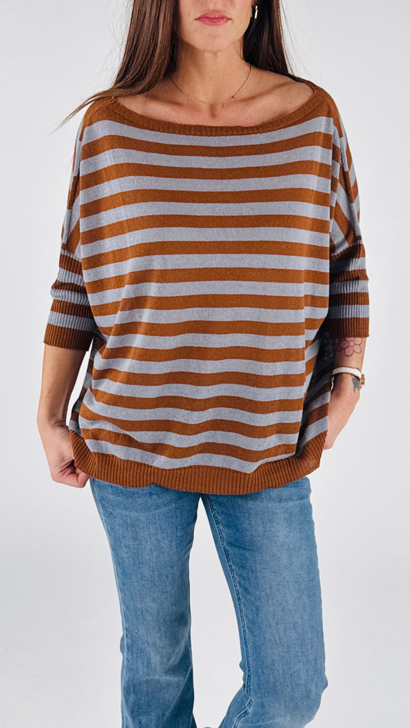 Maxi maglia righe K.
