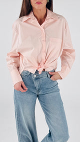 Camicia popeline tasca H.