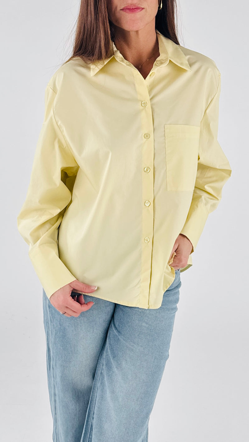 Camicia popeline tasca H.