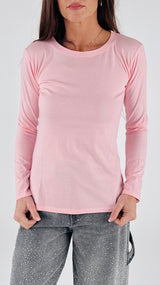 T-shirt fiammata manica lunga