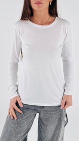 T-shirt fiammata manica lunga