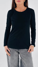 T-shirt fiammata manica lunga