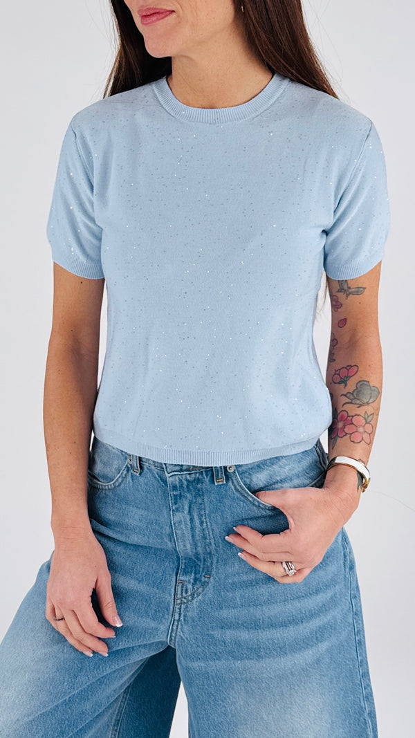Pull m/m micropaillettes H.