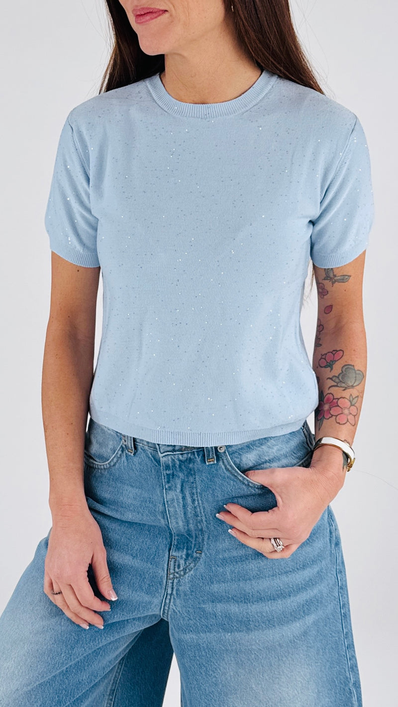 Pull m/m micropaillettes H.