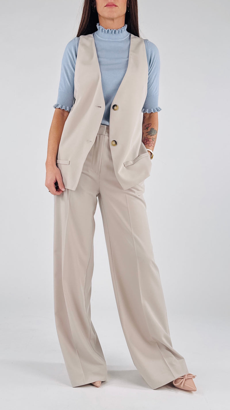 Pantalone palazzo basic H.