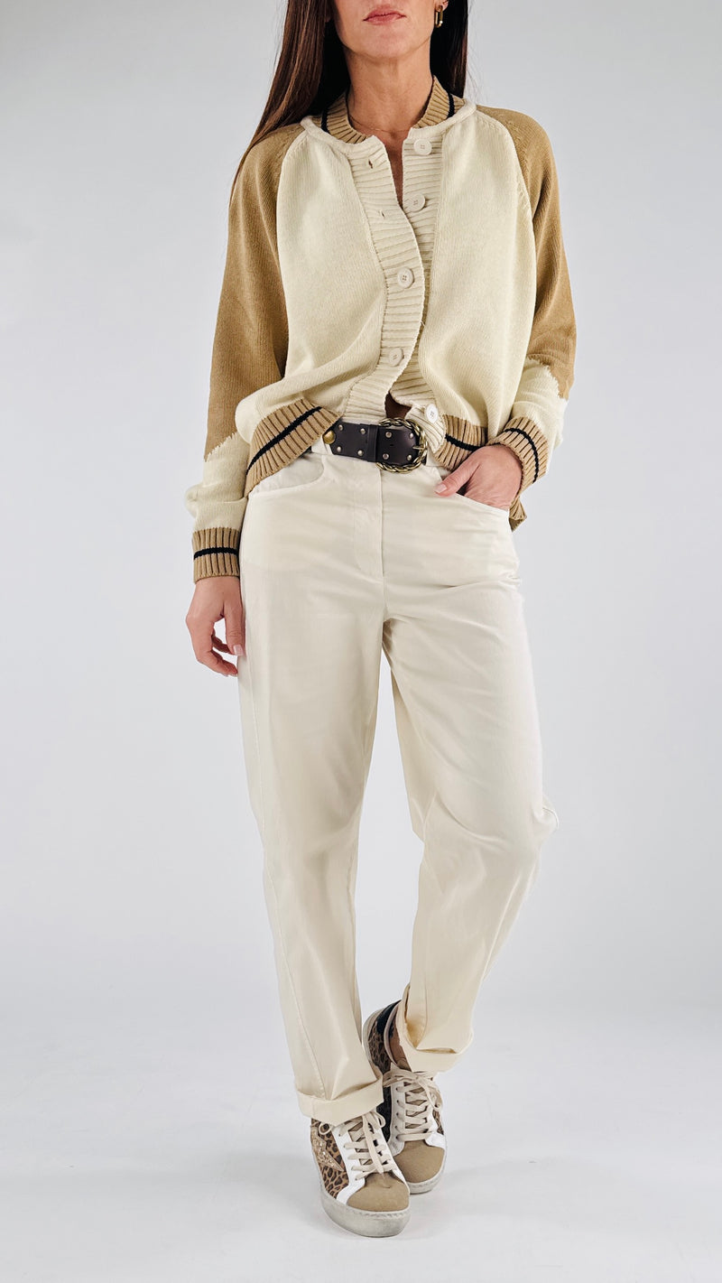 Pantalone tela cotone H.