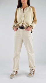 Pantalone tela cotone H.