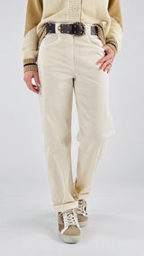 Pantalone tela cotone H.