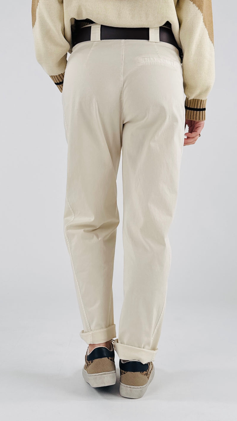 Pantalone tela cotone H.