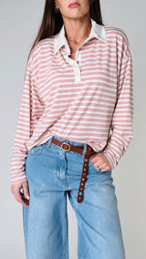 Polo jersey righe H.