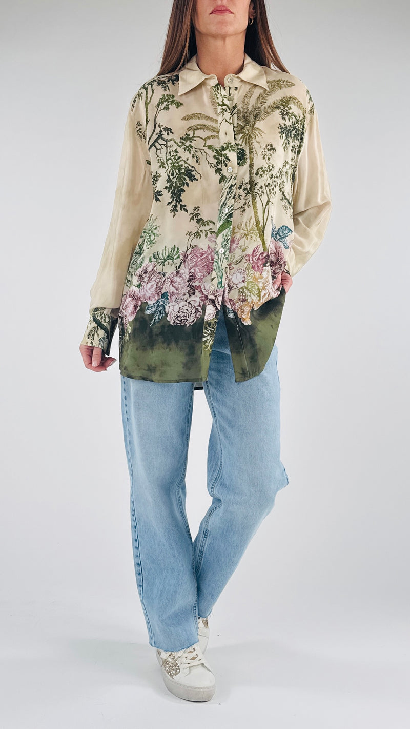 Camicia viscosa jungle Vic.