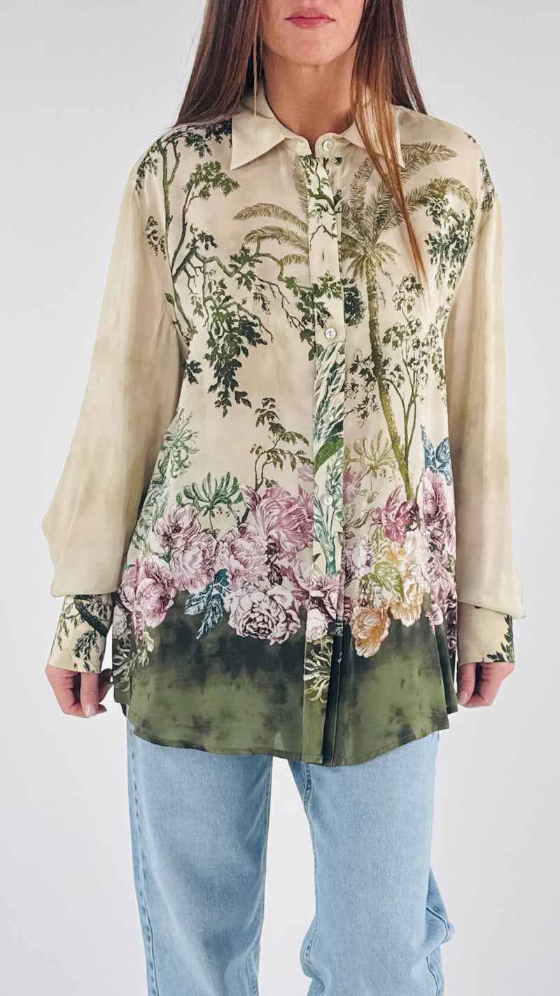 Camicia viscosa jungle Vic.