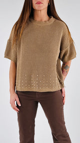 Pull costa inglese strass Vic.
