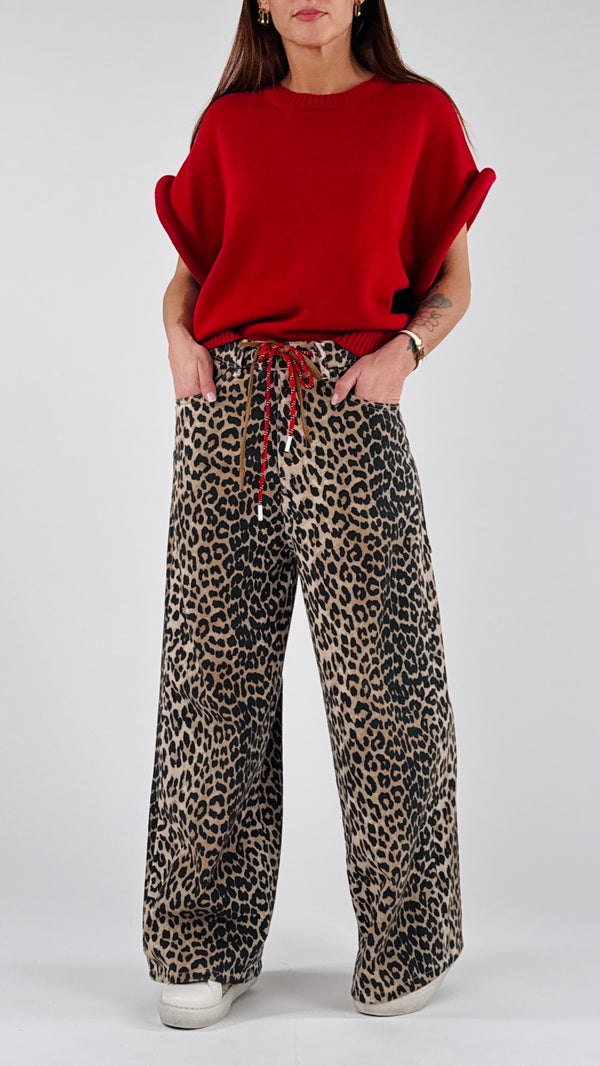 Pantalone Giusy leo coulisse