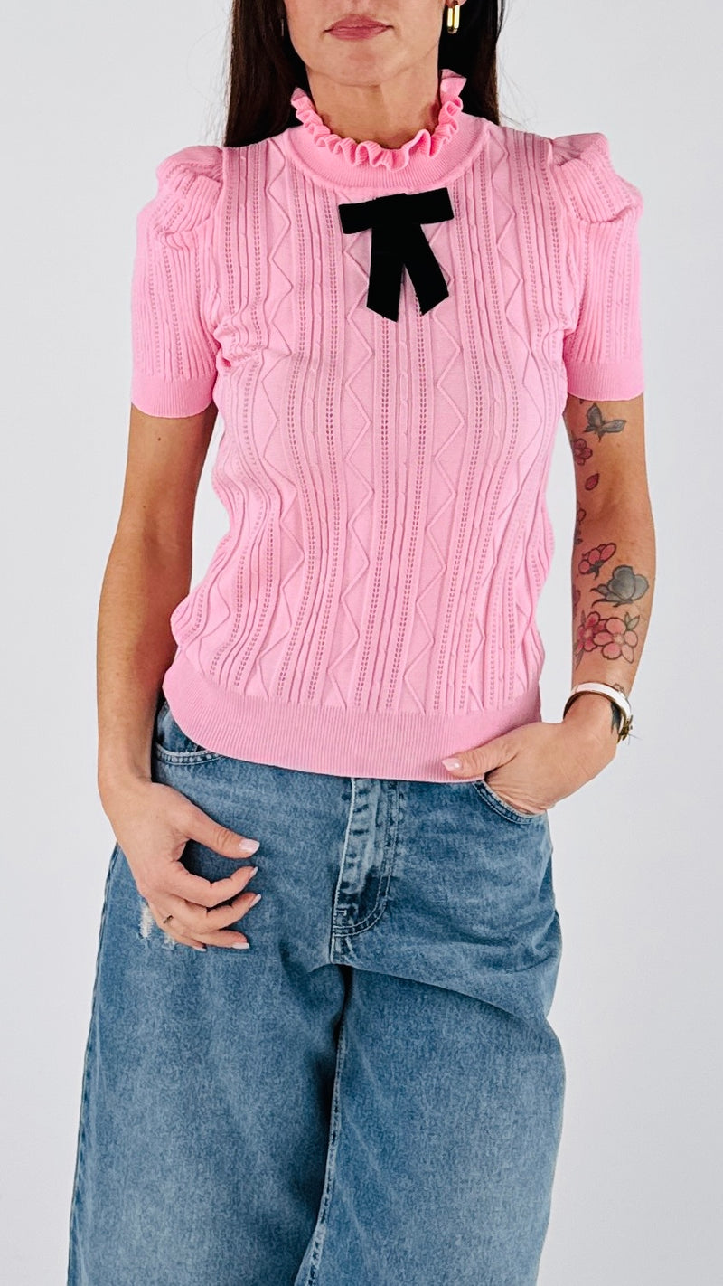 Pull fiocchetto flock m/m