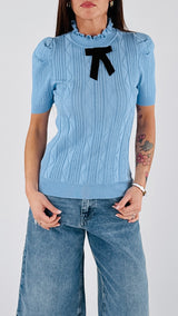 Pull fiocchetto flock m/m