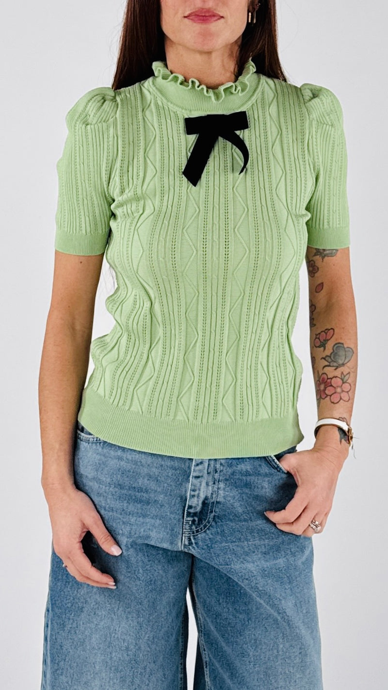 Pull fiocchetto flock m/m