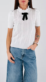 Pull fiocchetto flock m/m