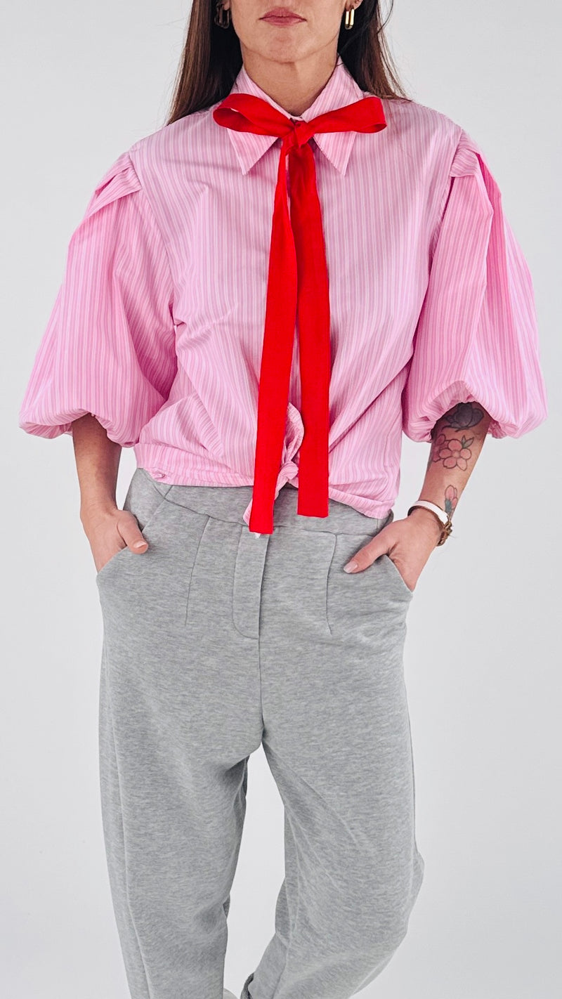 Camicia bastoncino palloncino fiocco