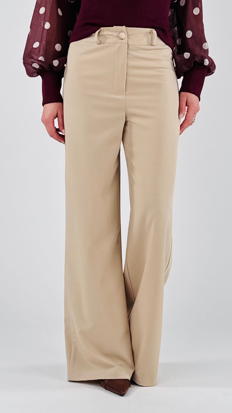 Pantalone palazzo twill H.