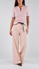 Pantalone palazzo twill H.