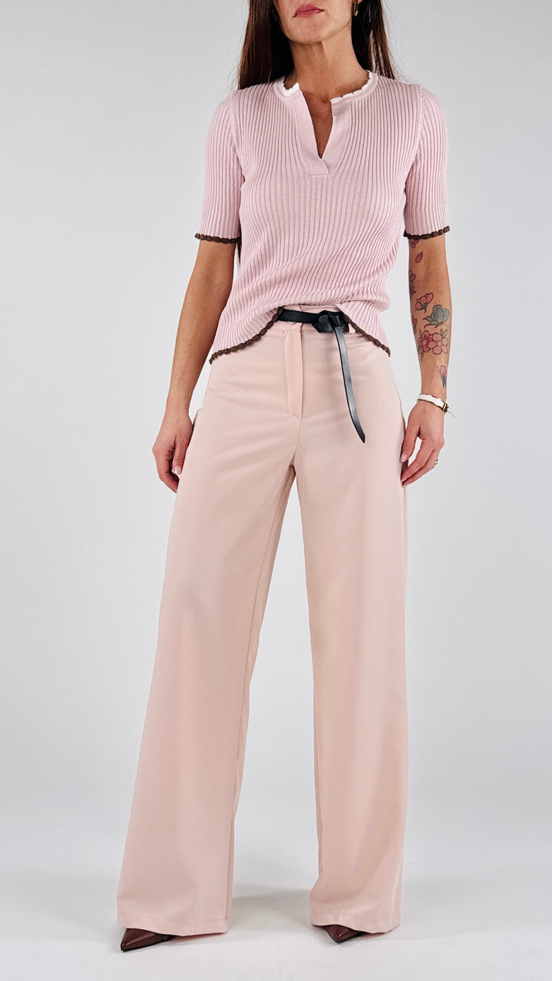 Pantalone palazzo twill H.