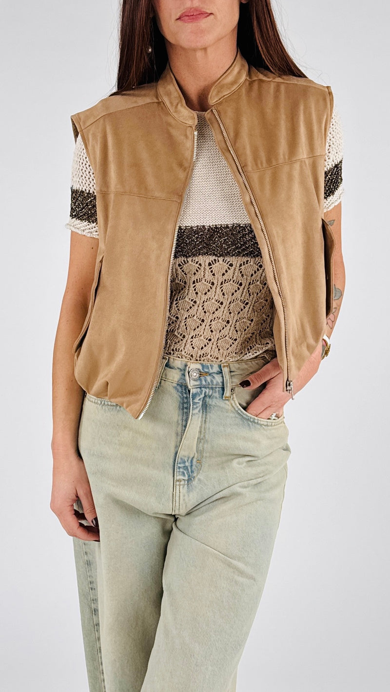 Bomber smanicato elasticato H.