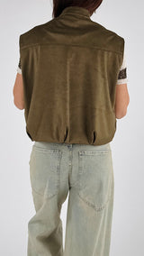 Bomber smanicato elasticato H.