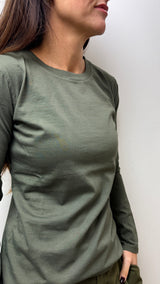 T-shirt basic m.lunga