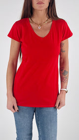 T-shirt V fiammata m/m
