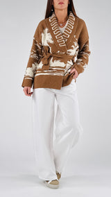 Cardigan palme Vic.