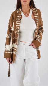 Cardigan palme Vic.
