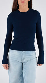 Maglia costina seta H.