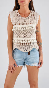Canotta crochet nappine+san gallo You
