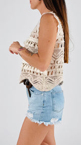 Canotta crochet nappine+san gallo You