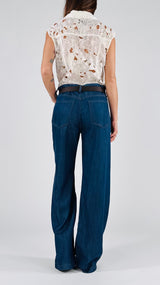 Tuta denim+camicina ric T.