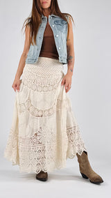 Gonna lunga crochet You